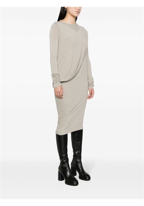 Abito asimmetrico in grigio - donna RICK OWENS LILIES | LI02C2535RV08